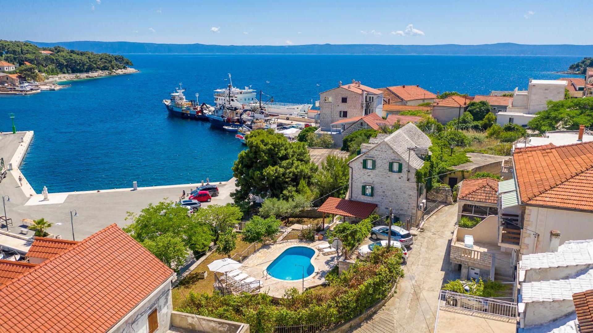 Villa Bonaca Perfect Location For A Holiday With Friends Or Family, Heated Pool Sumartin Εξωτερικό φωτογραφία